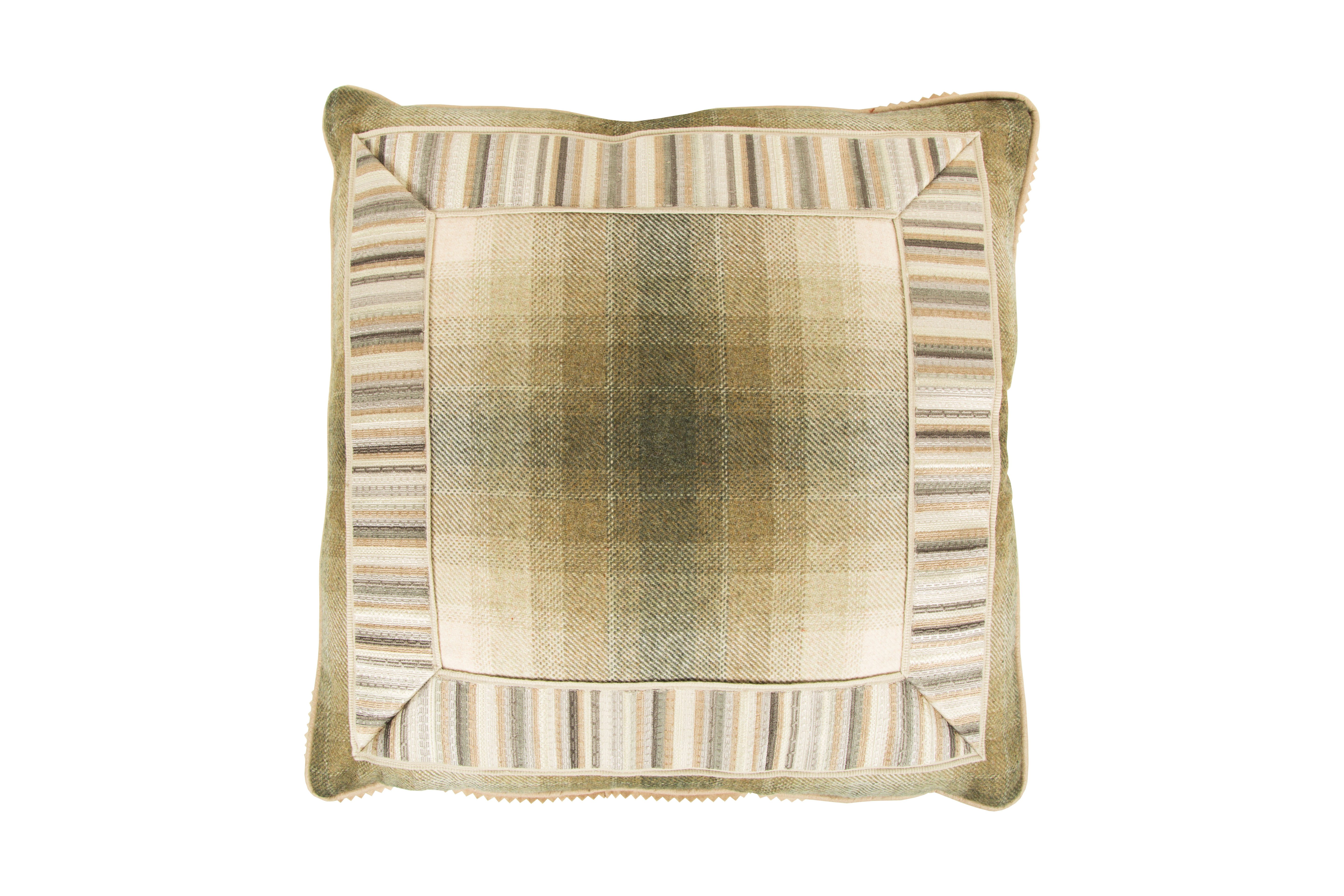 Barbara Barry Toboggan Plaid Pillow