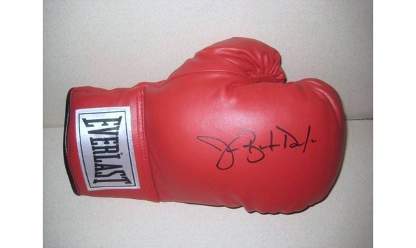 buster douglas signed glove