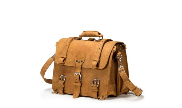 saddleback classic leather briefcase