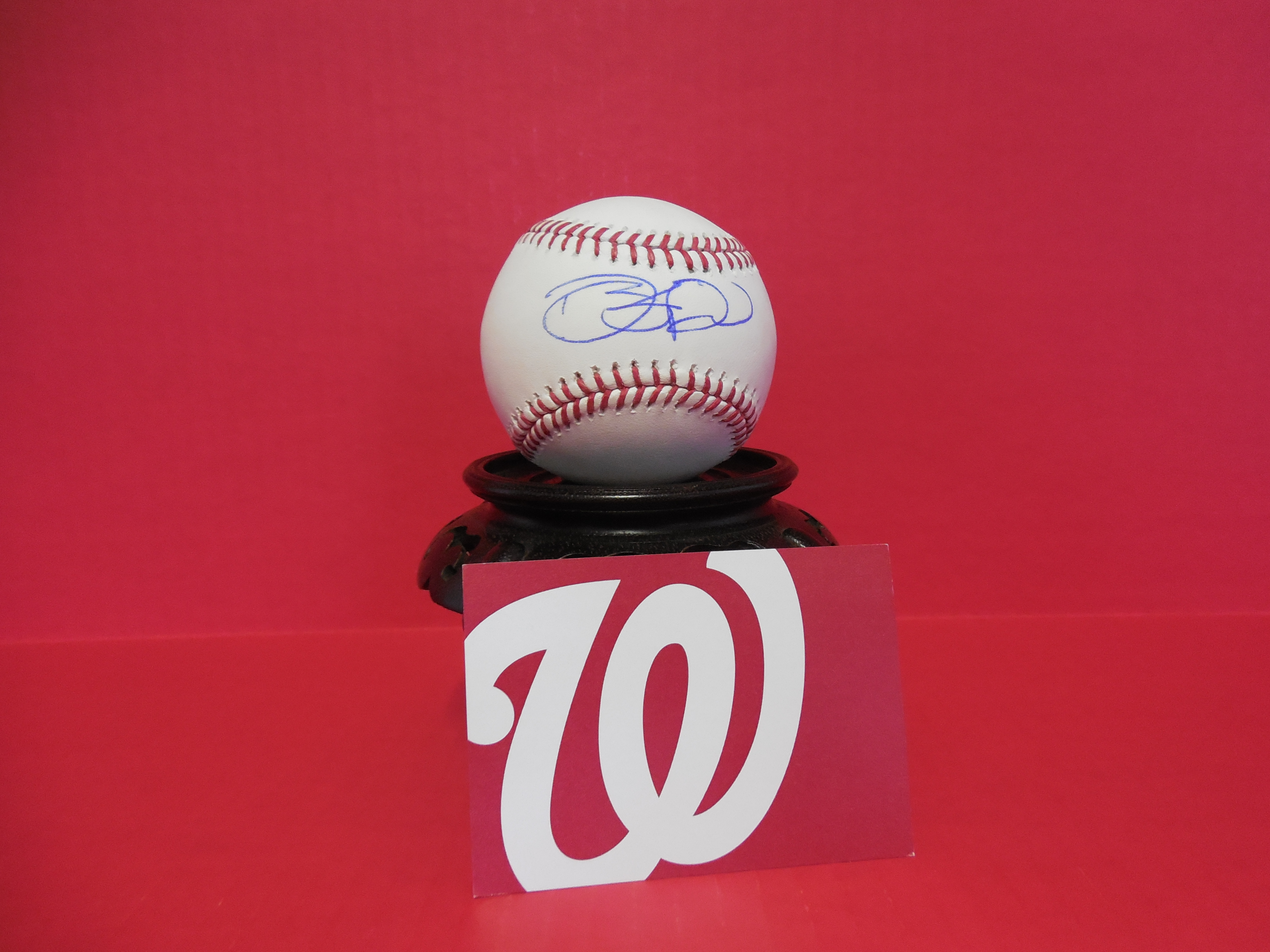 Washington Nationals Baseball Autographed by Danny Espinosa