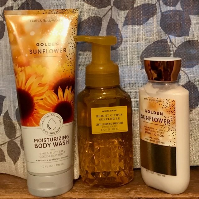 Bath & Body Works Golden Sunflower Package