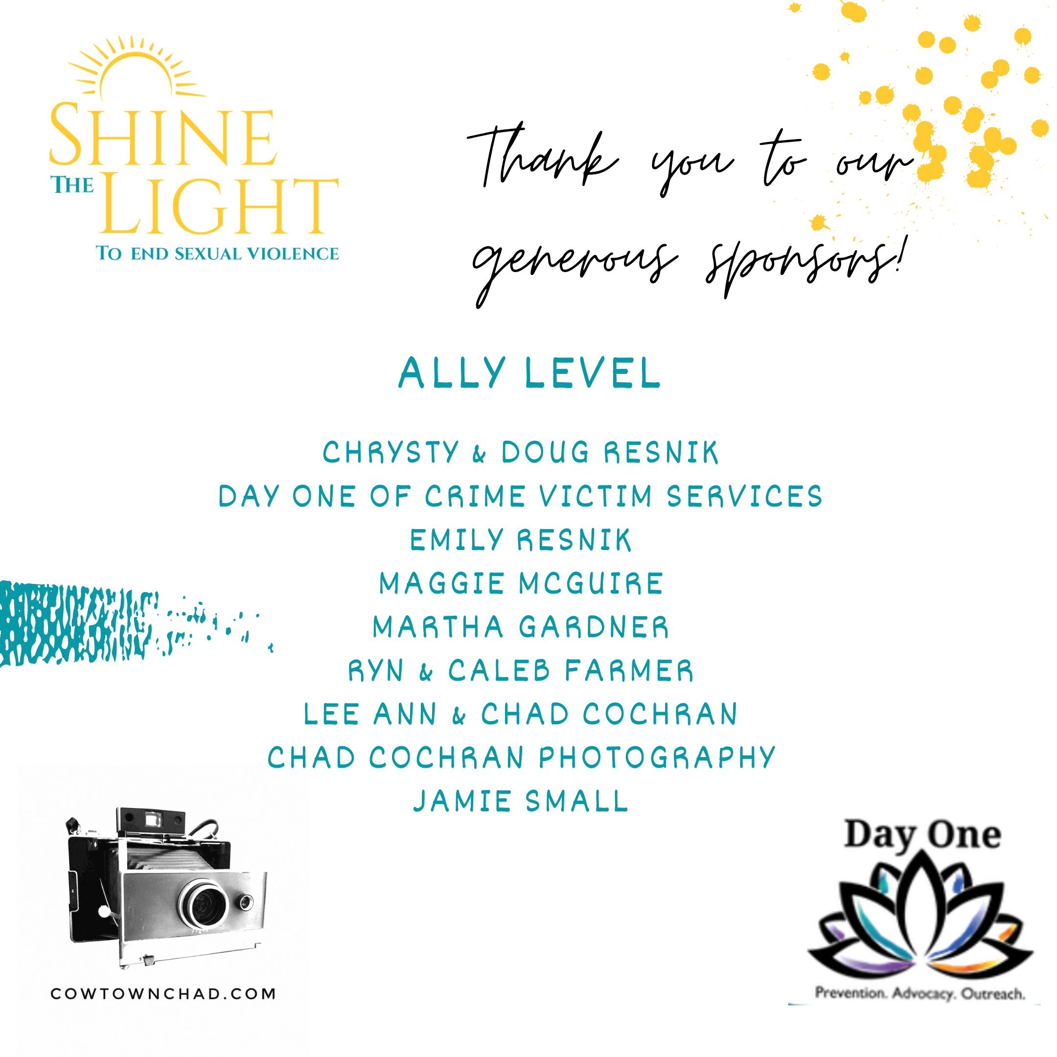 Stl auction items and sponsors    ally
